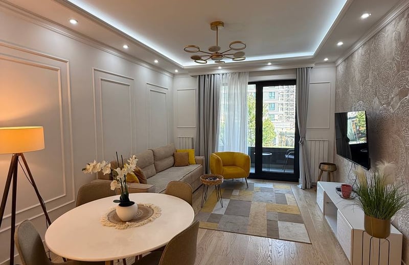 Rental of a bright 2-room apartment, 57 m², BW Aria, Belgrade Waterfront, Belgrade, Serbia